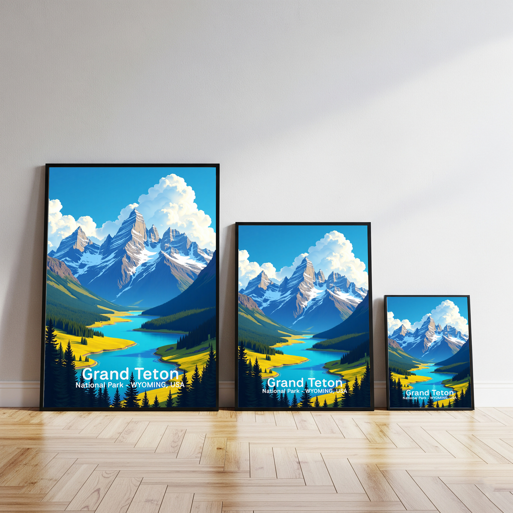 Grand Teton National Park Poster | Digital Download