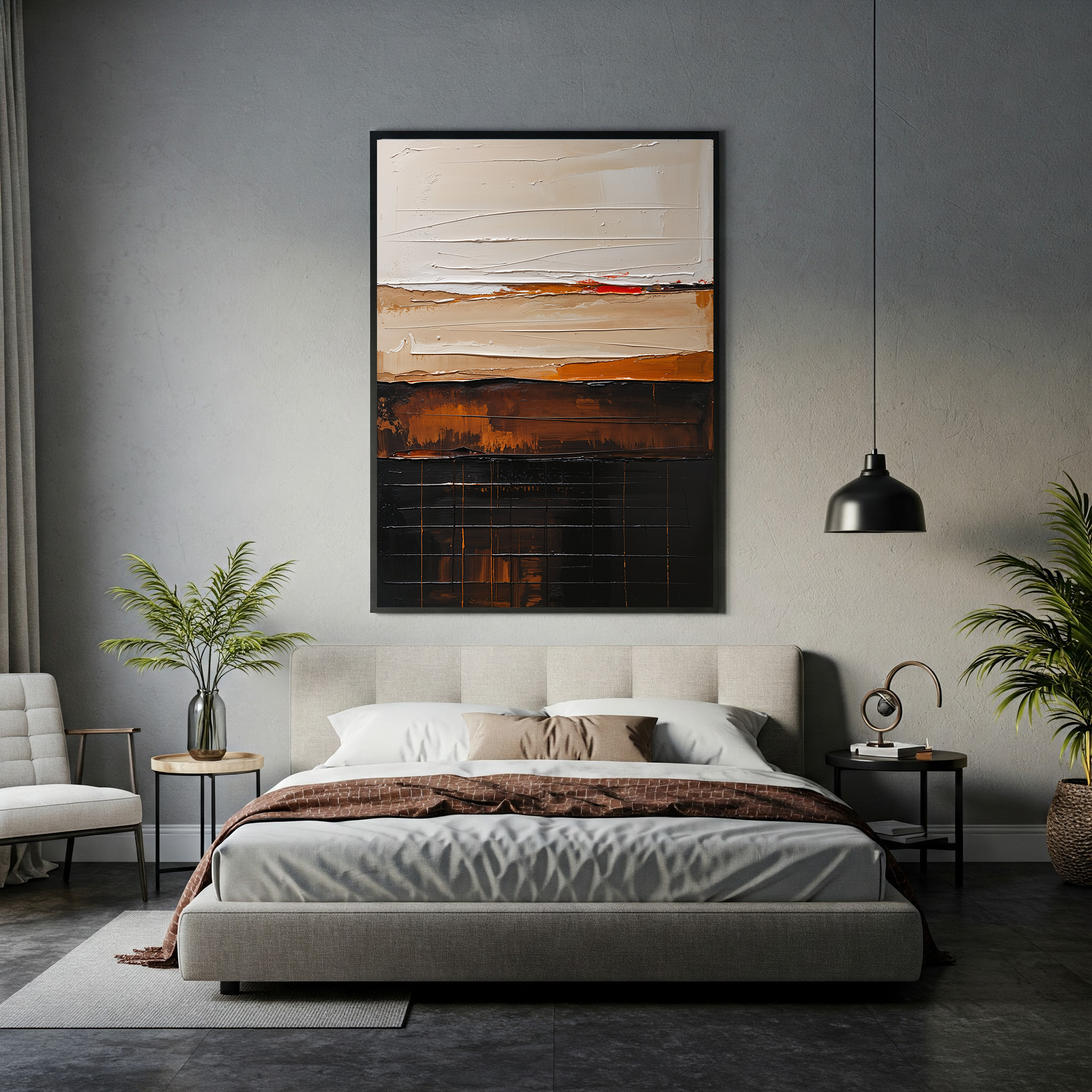 Abstract Textured Terrain Landscape Art | Digital Download