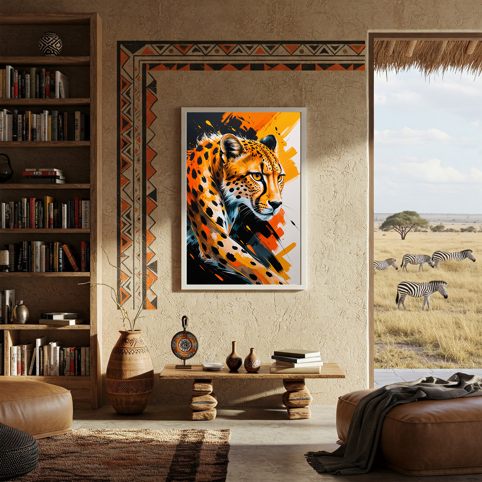Abstract Cheetah Wall Art II | Digital Download