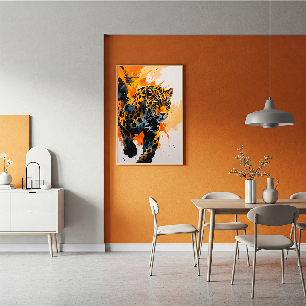 Modern Abstract Leopard Wall Art | Digital Download