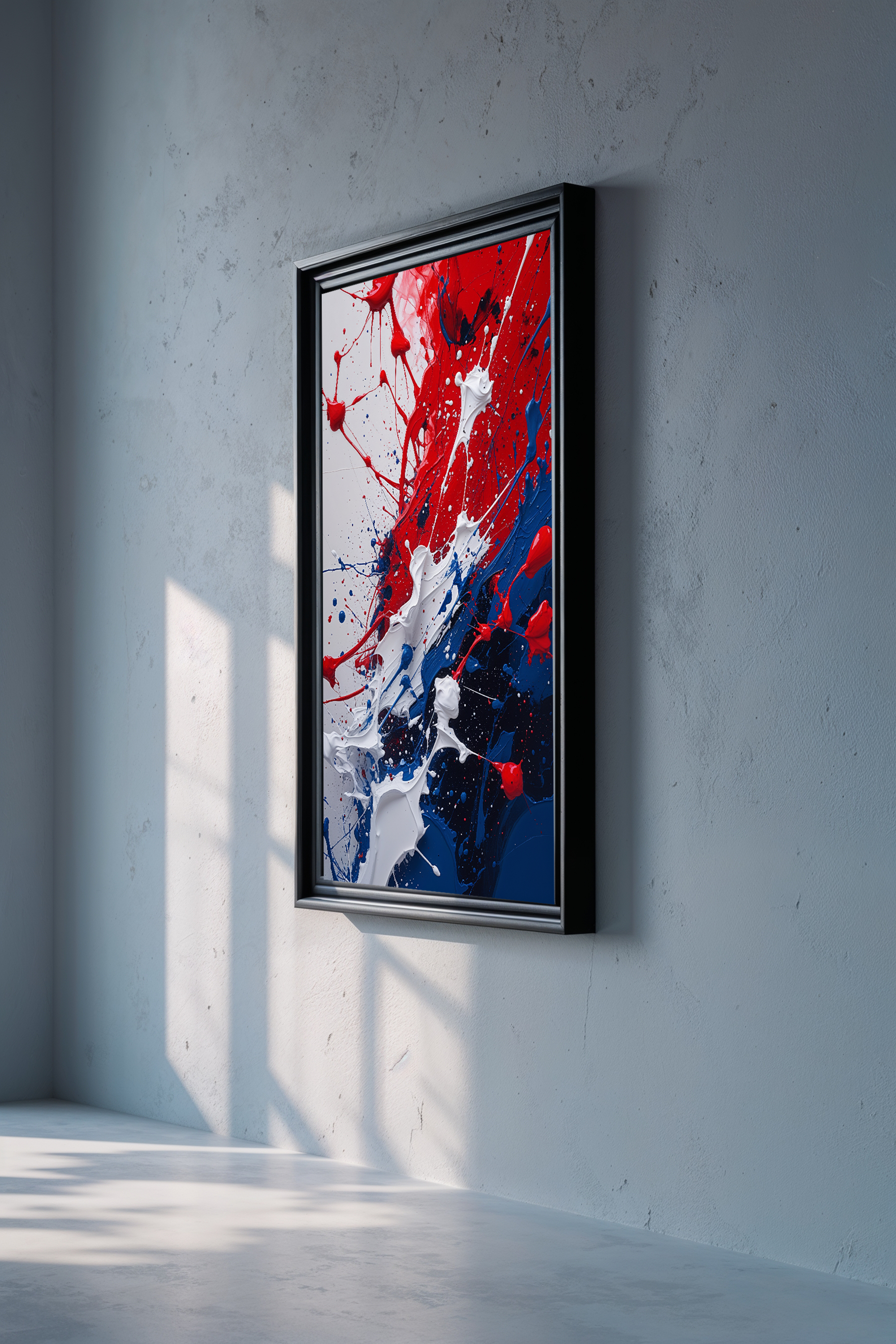 Abstract Color Explosion Paint Splatter Art | Digital Download