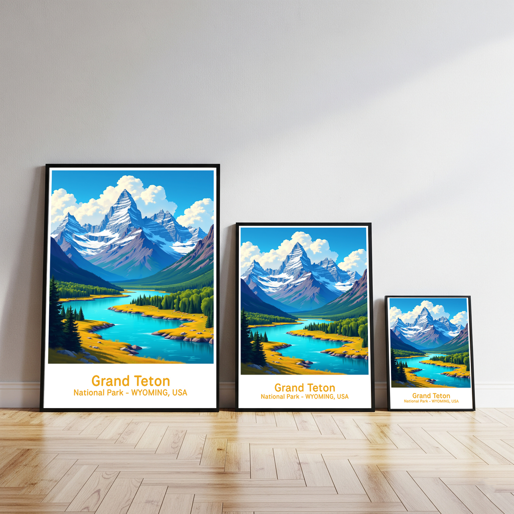 Grand Teton National Park Poster | Digital Download
