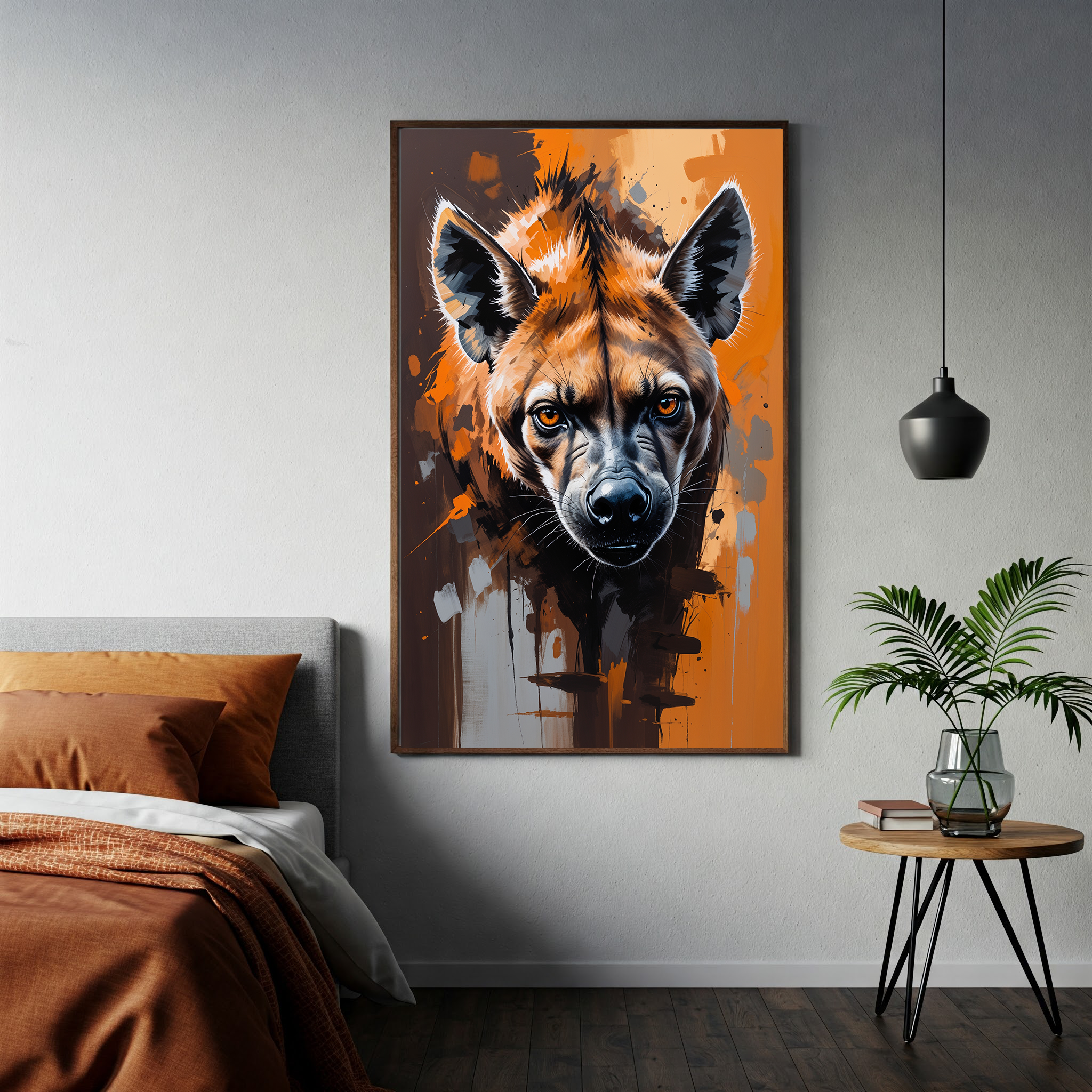 Abstract Hyena II Wall Art | Digital Download