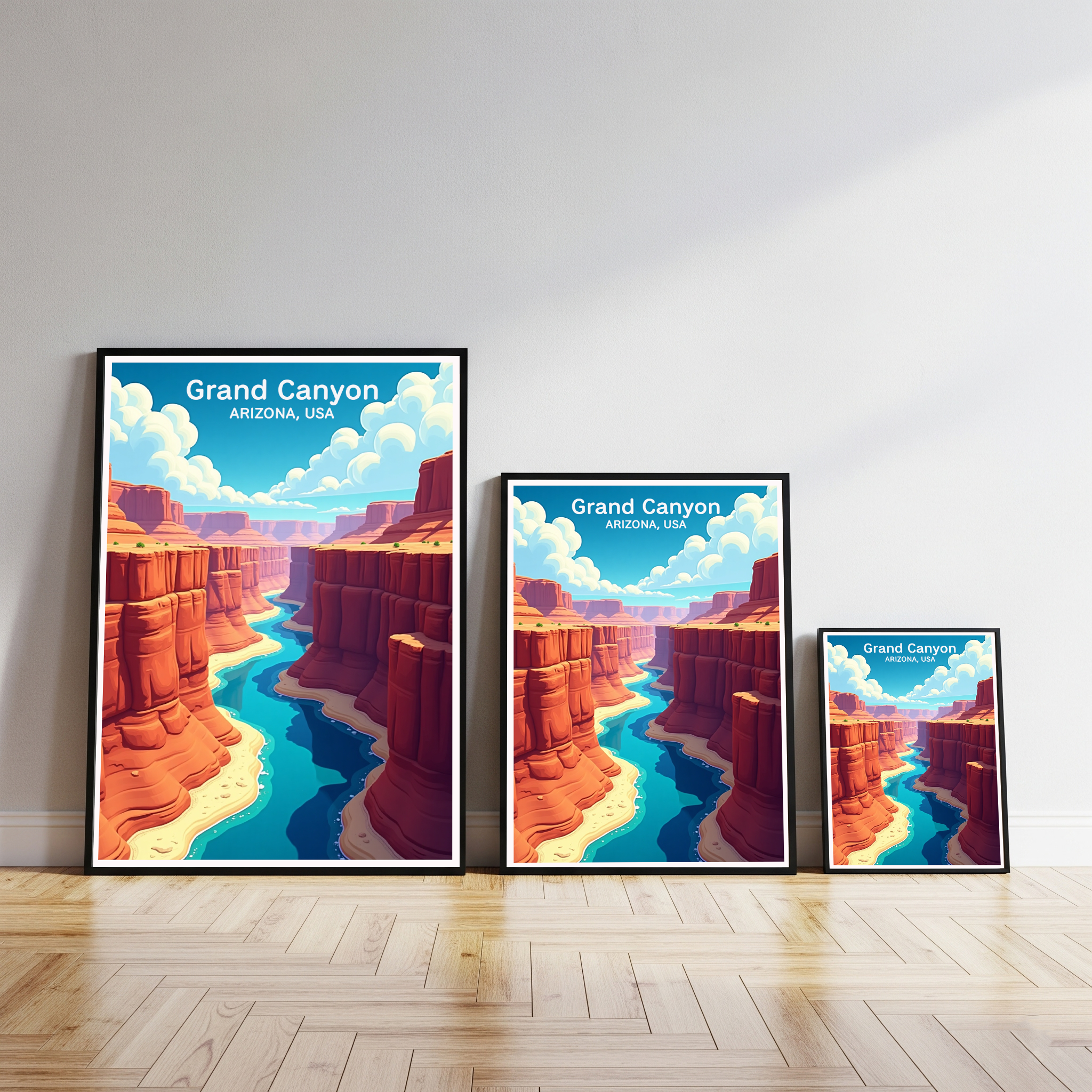 Grand Canyon Arizona Landscape Art Print | Digital Download