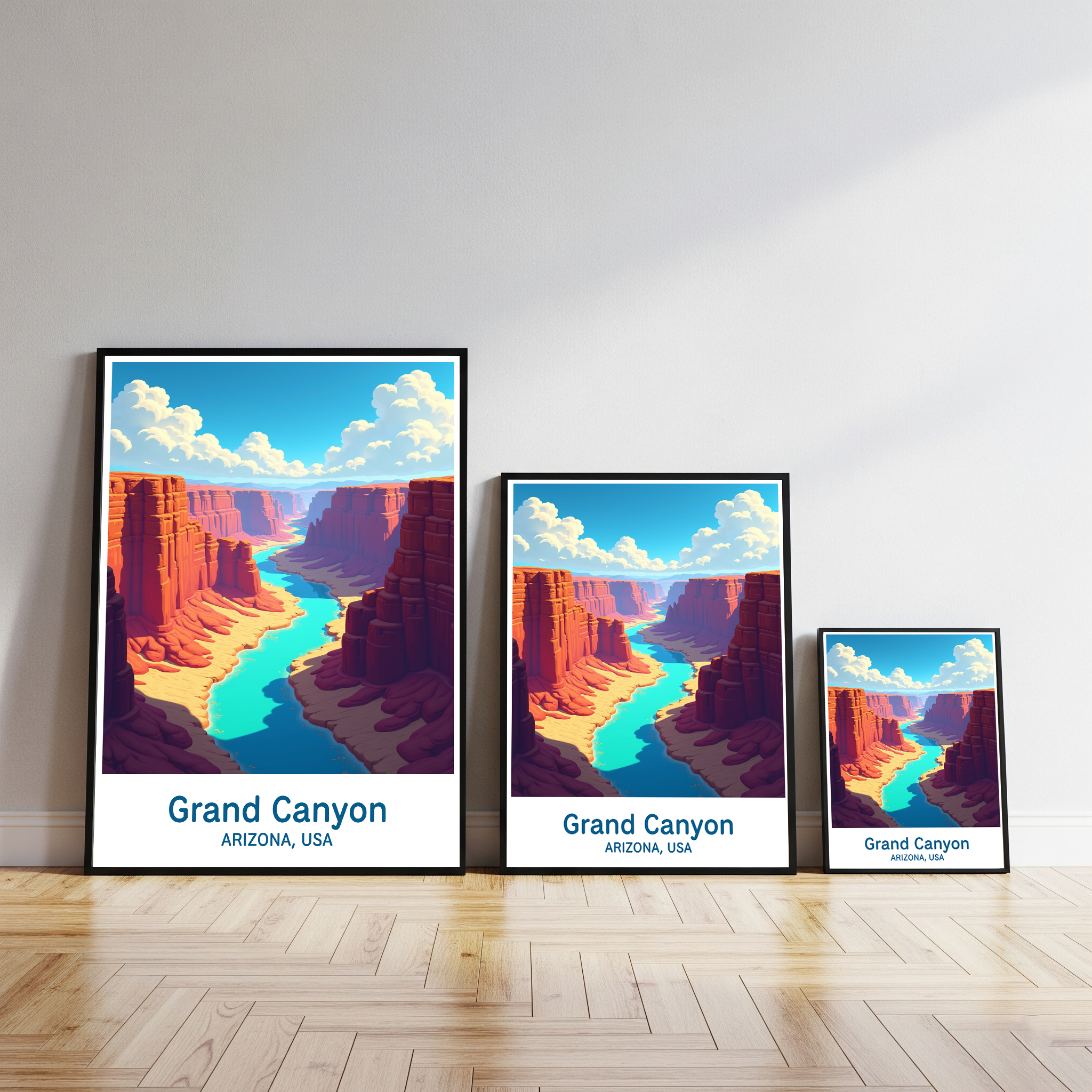 Grand Canyon Arizona Landscape Art Print | Digital Download