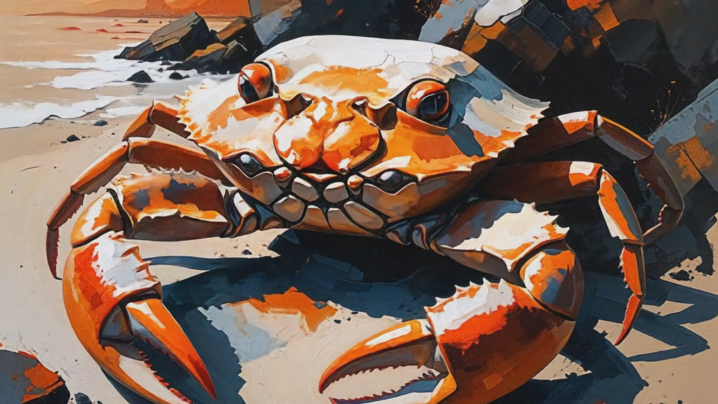 Abstract Crab Art Print | Digital Download