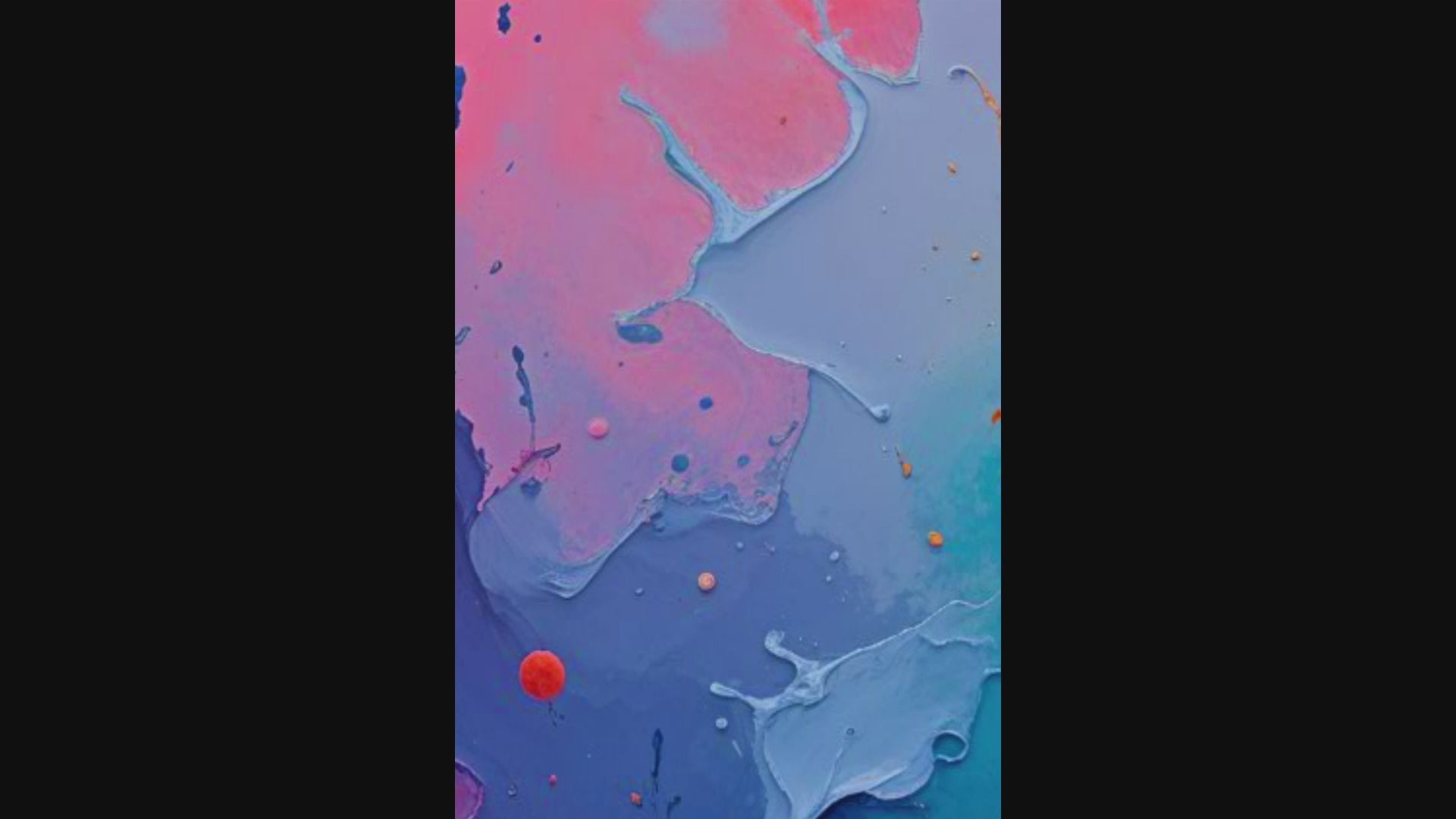 Abstract Paint Splash Colorful Wall Art | Digital Download