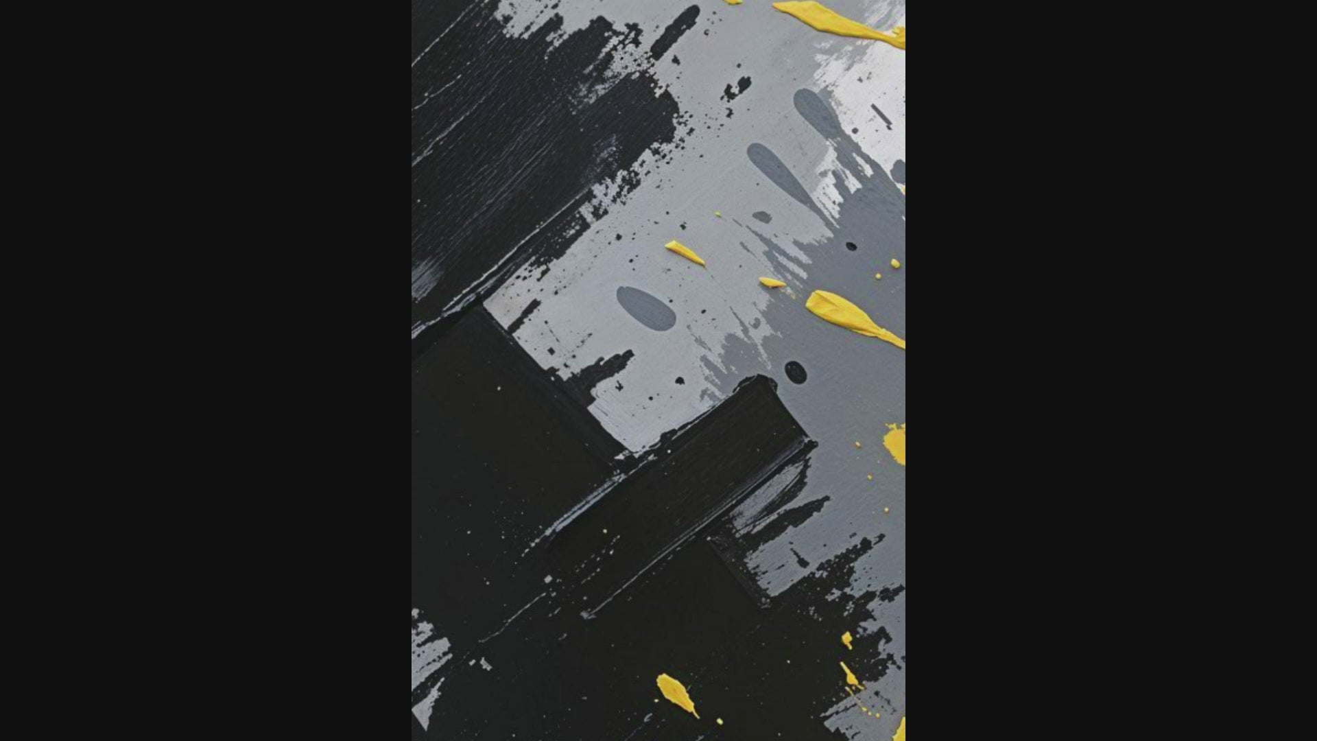 Abstract Painted Chaos Canvas Art Print | Digital Download