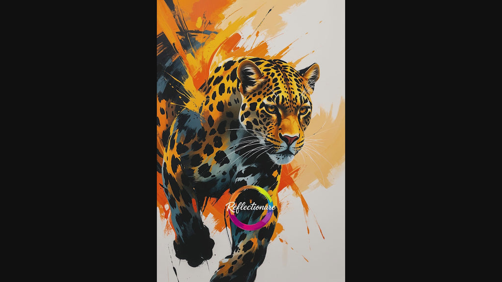 Modern Abstract Leopard Wall Art | Digital Download