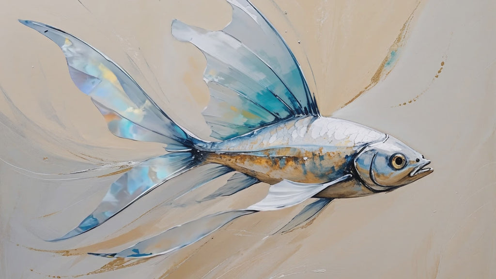 Abstract Goldfish Art Print | Digital Download